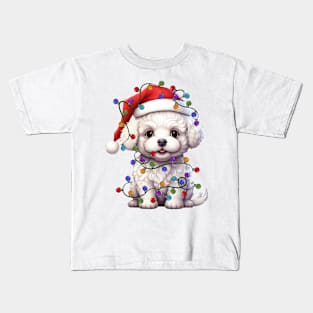 Christmas Puppy Kids T-Shirt